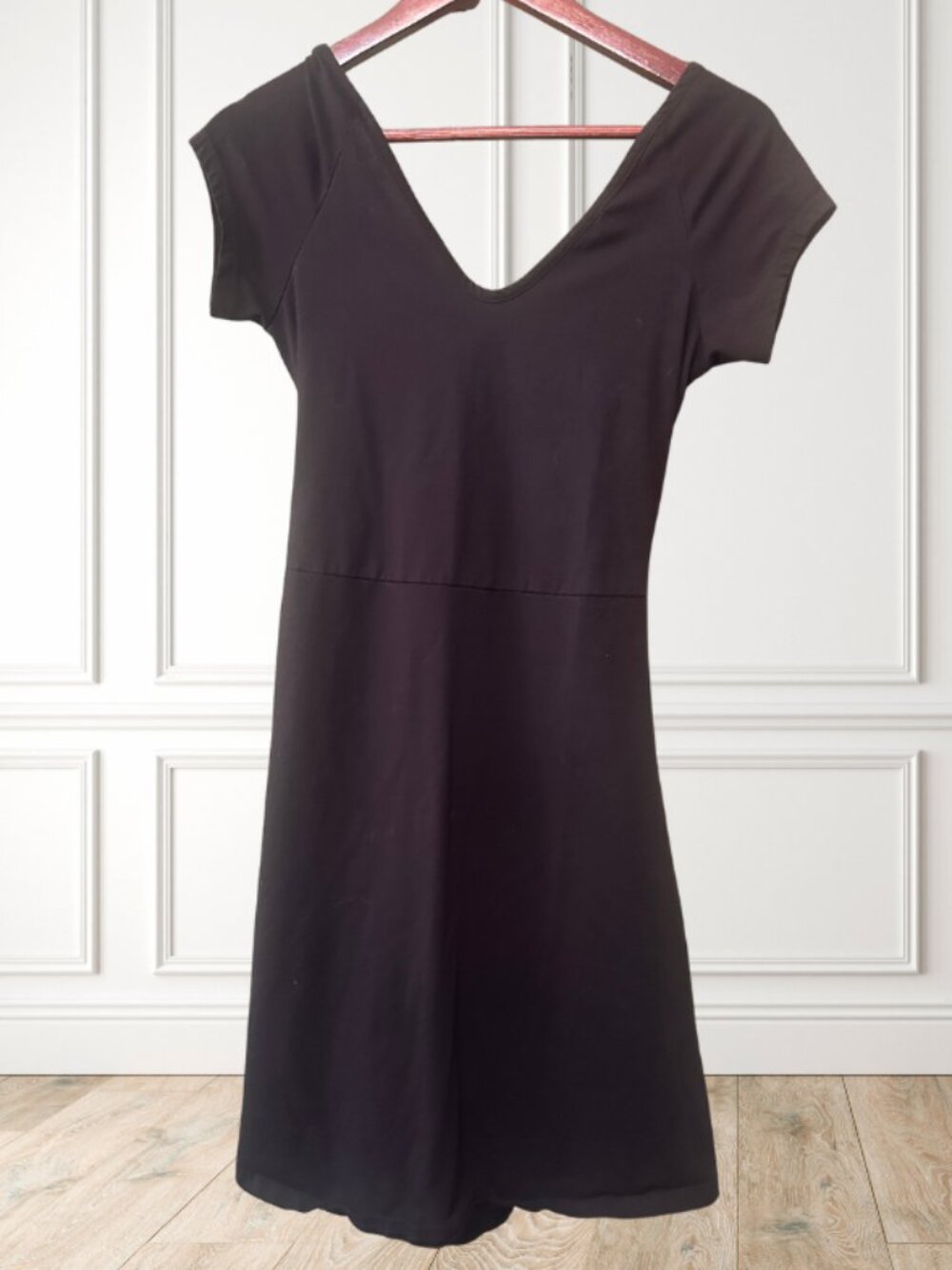 PACT Black Organic Cotton Dress – Size Large